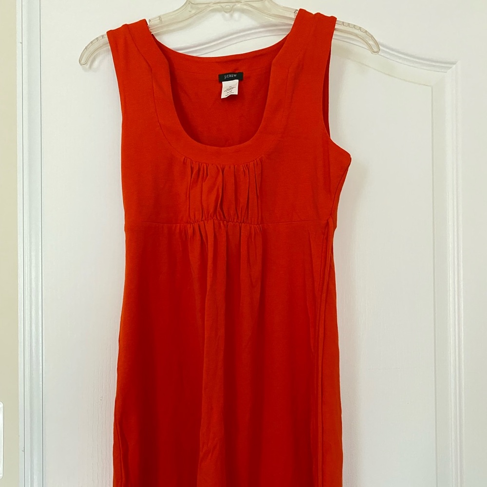 J.Crew orange tank dress